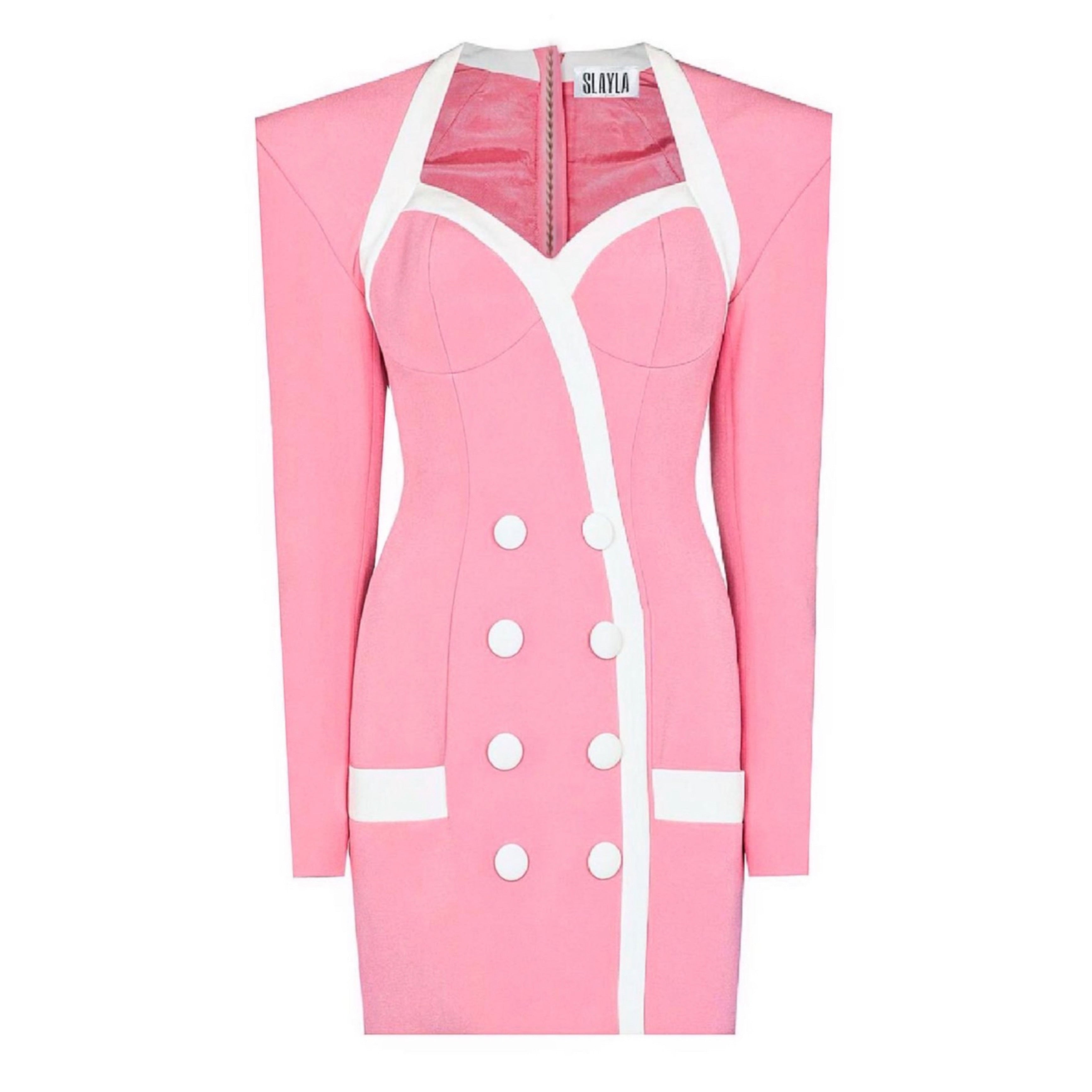 Carey Pink Blazer Dress - FINAL SALE – The Slip